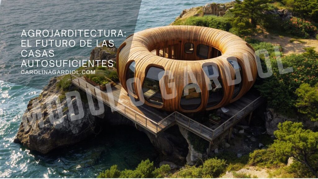 Diseño de Agrojarditectura y casas autosuficientes por Carolina Gardiol