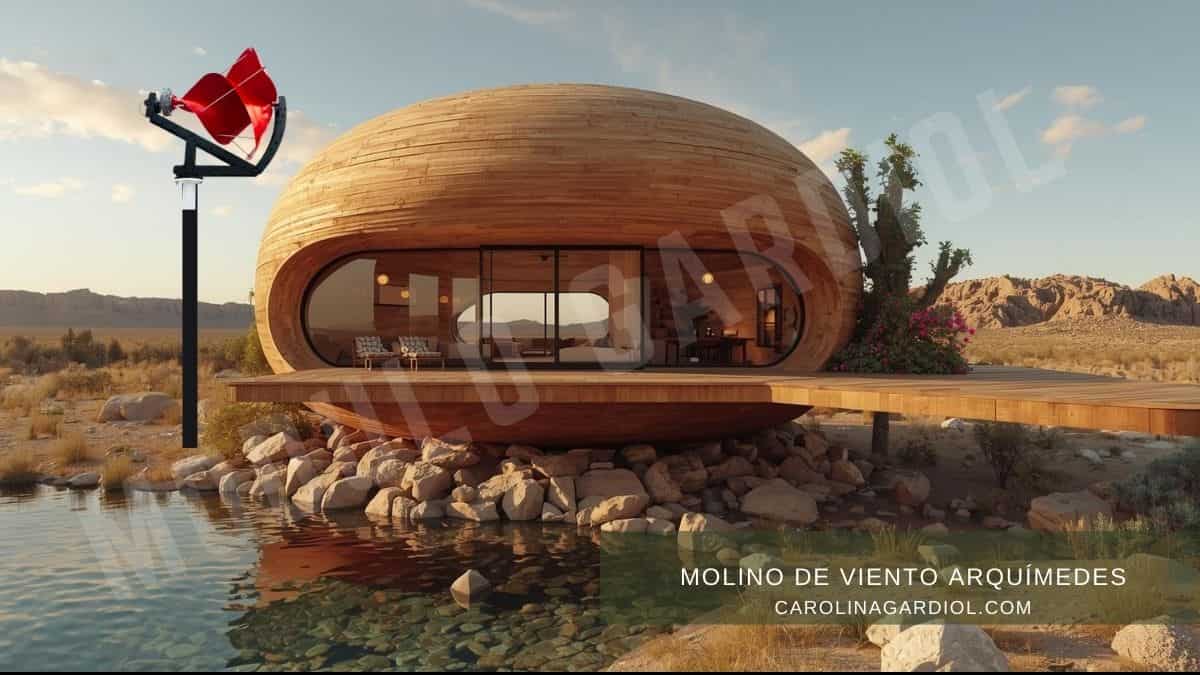 Molino de viento Arquímedes: Energía Libre para tu Hogar