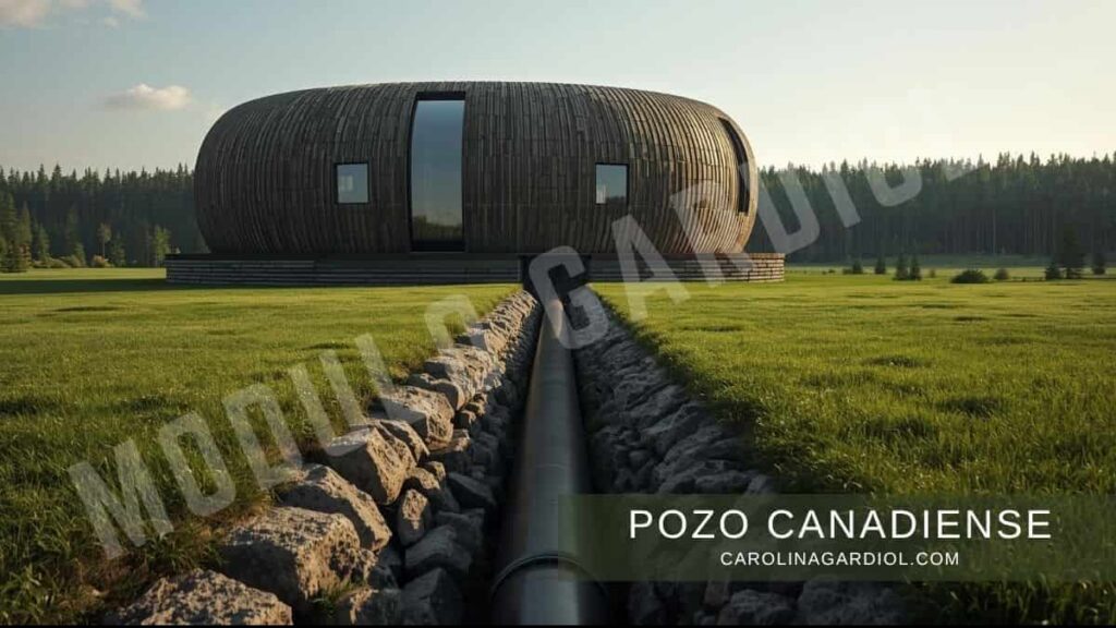 Sistema de pozo canadiense para climatización Carolina Gardiol.