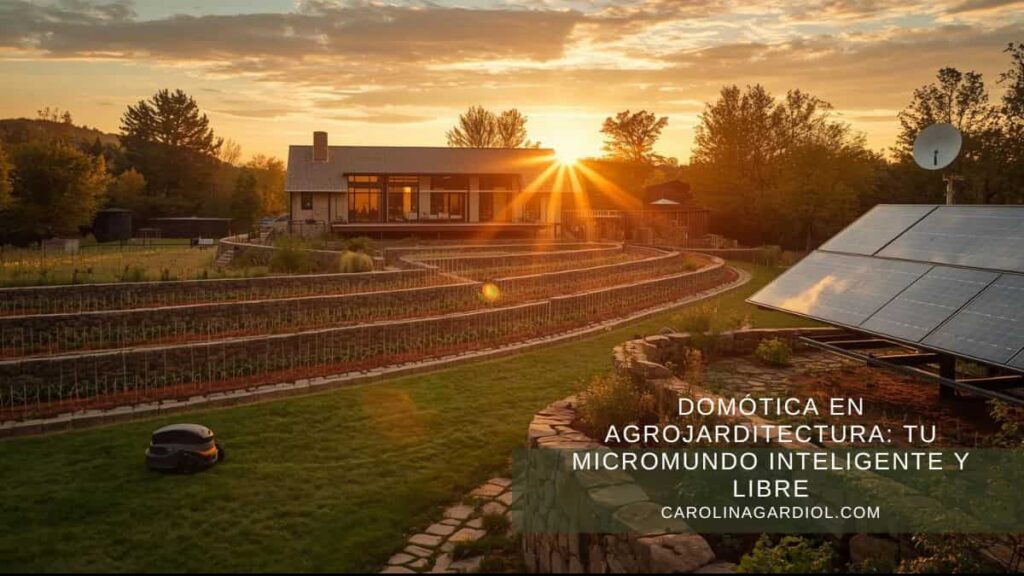 Domótica y seguridad rural en Agrojarditectura Carolina Gardiol
