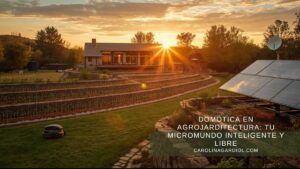 Domótica y seguridad rural en Agrojarditectura Carolina Gardiol
