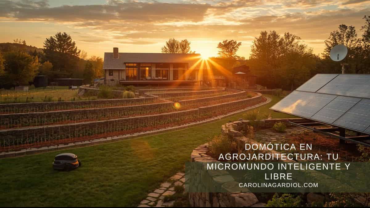 Domótica en Agrojarditectura: Tu Micromundo Inteligente y Libre