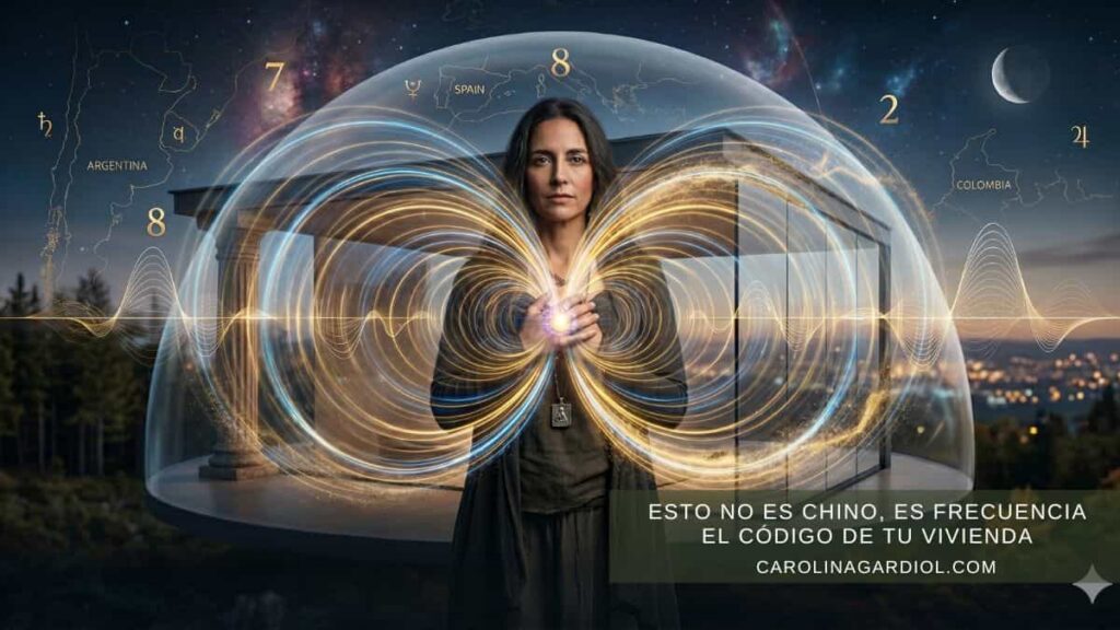 Frecuencia vibracional y campo toroidal en el hogar por Carolina Gardiol.